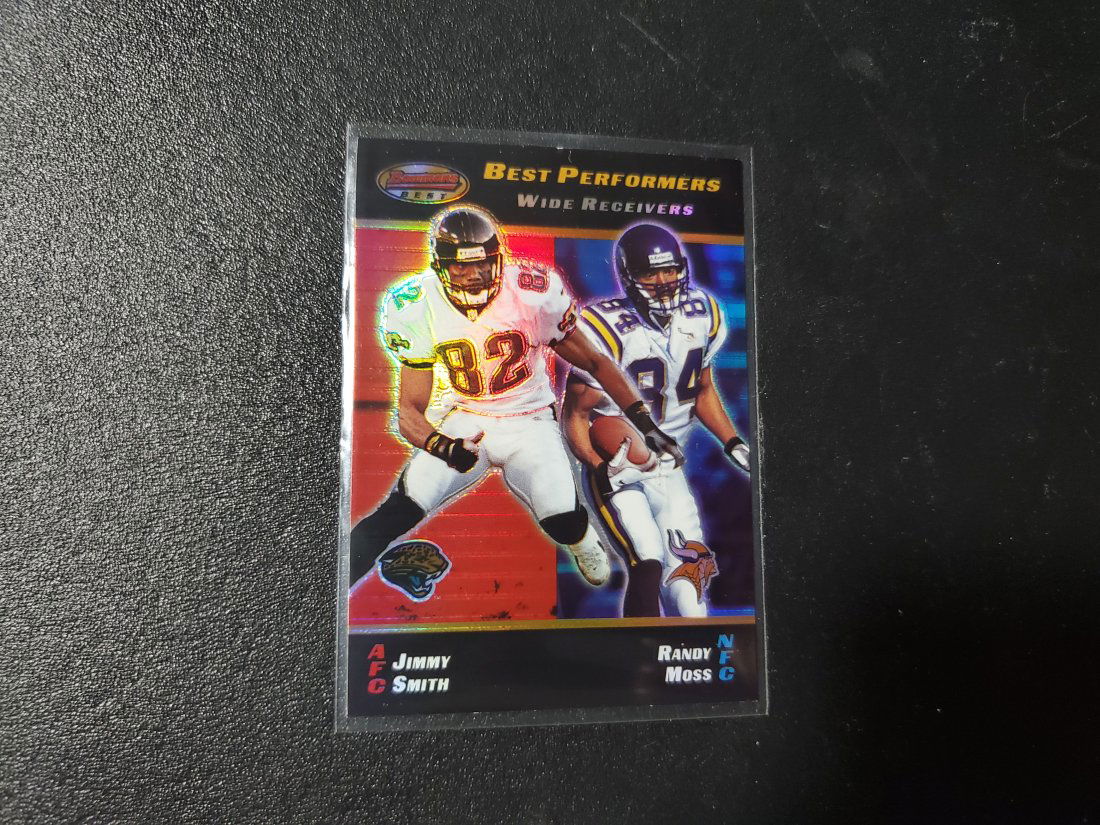 2000 Bowman's Best Performers RANDY MOSS JIMMY SMITH Re (1 of 1)