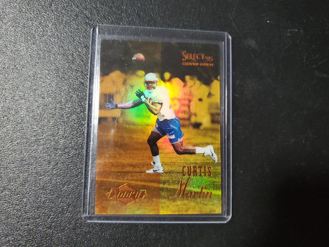 1995 Select Certified Curtis Martin #117 Mirror Gold RC (1 of 1)