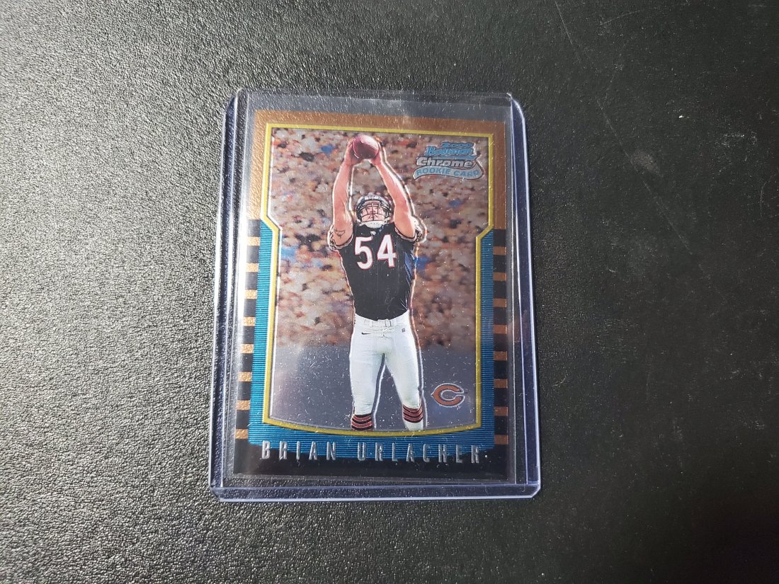 2000 Bowman Chrome Brian Urlacher Rookie RC #178 Card C: 2000 Bowman Chrome Brian Urlacher Rookie RC #178 Card Chicago Bears