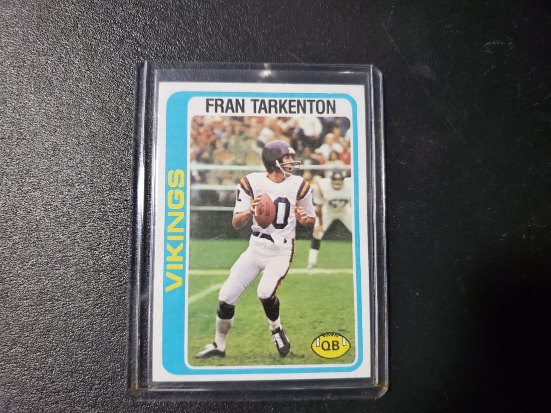 1978 Topps Football #100 Fran Tarkenton HOF Vikings: 1978 Topps Football #100 Fran Tarkenton HOF Vikings