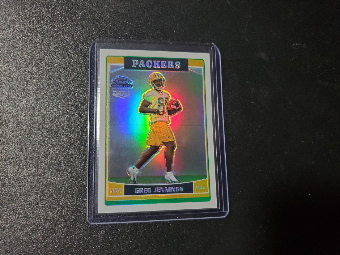 2006 Topps Chrome Refractors Green Bay Packers Football (1 of 1)