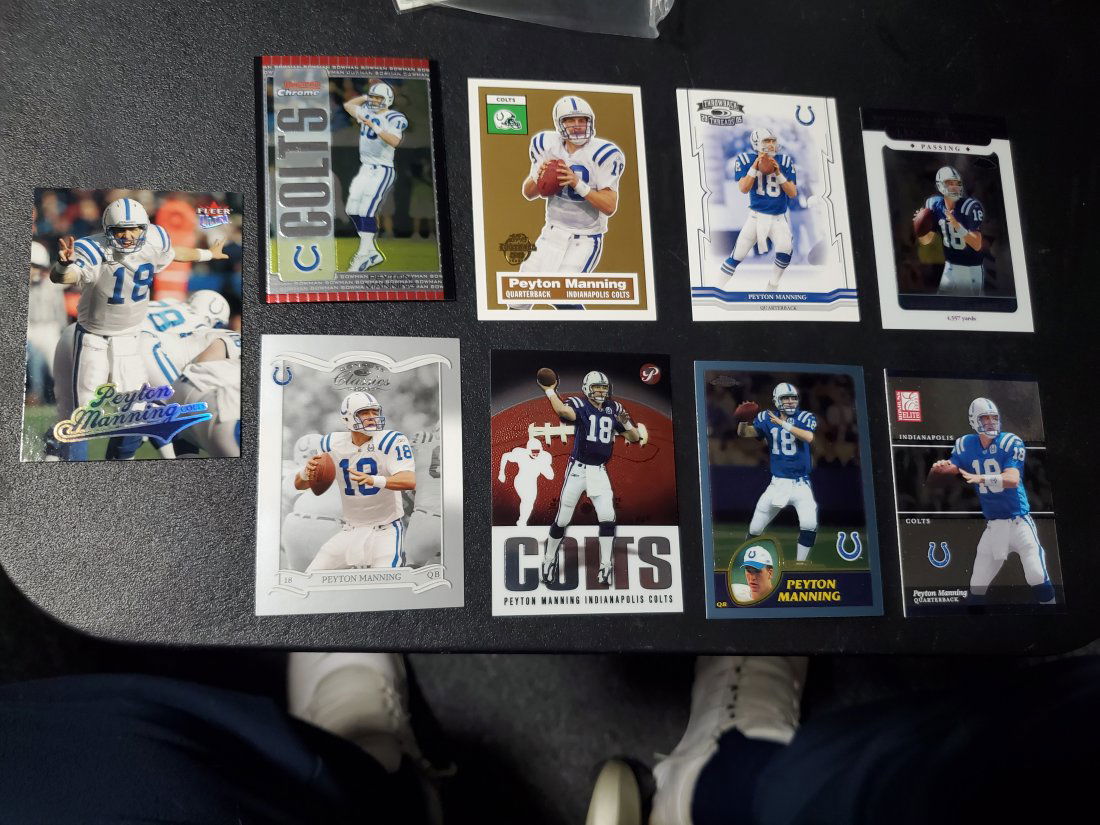 9 Peyton Manning cards see photos (1 of 1)