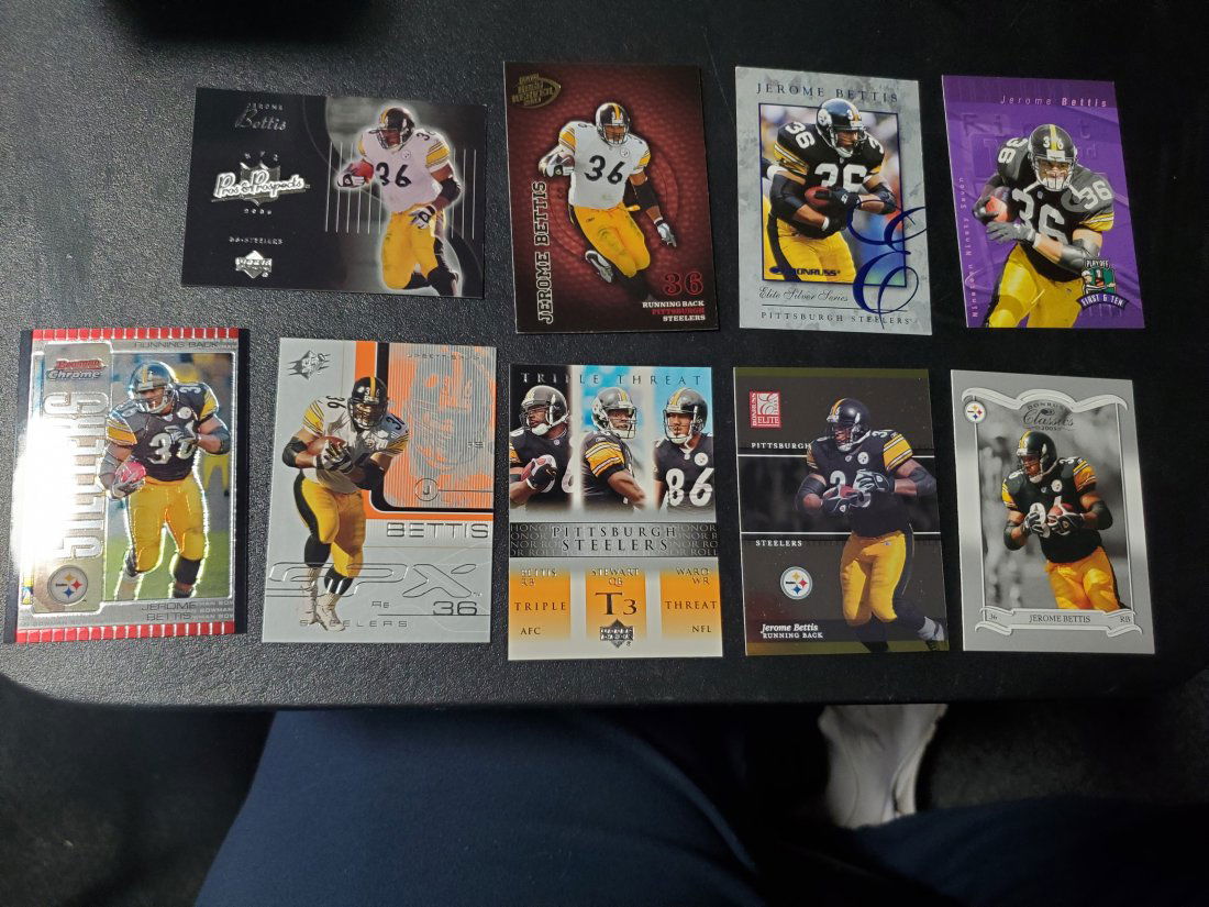 9 Jerome Bettis Cards (1 of 1)