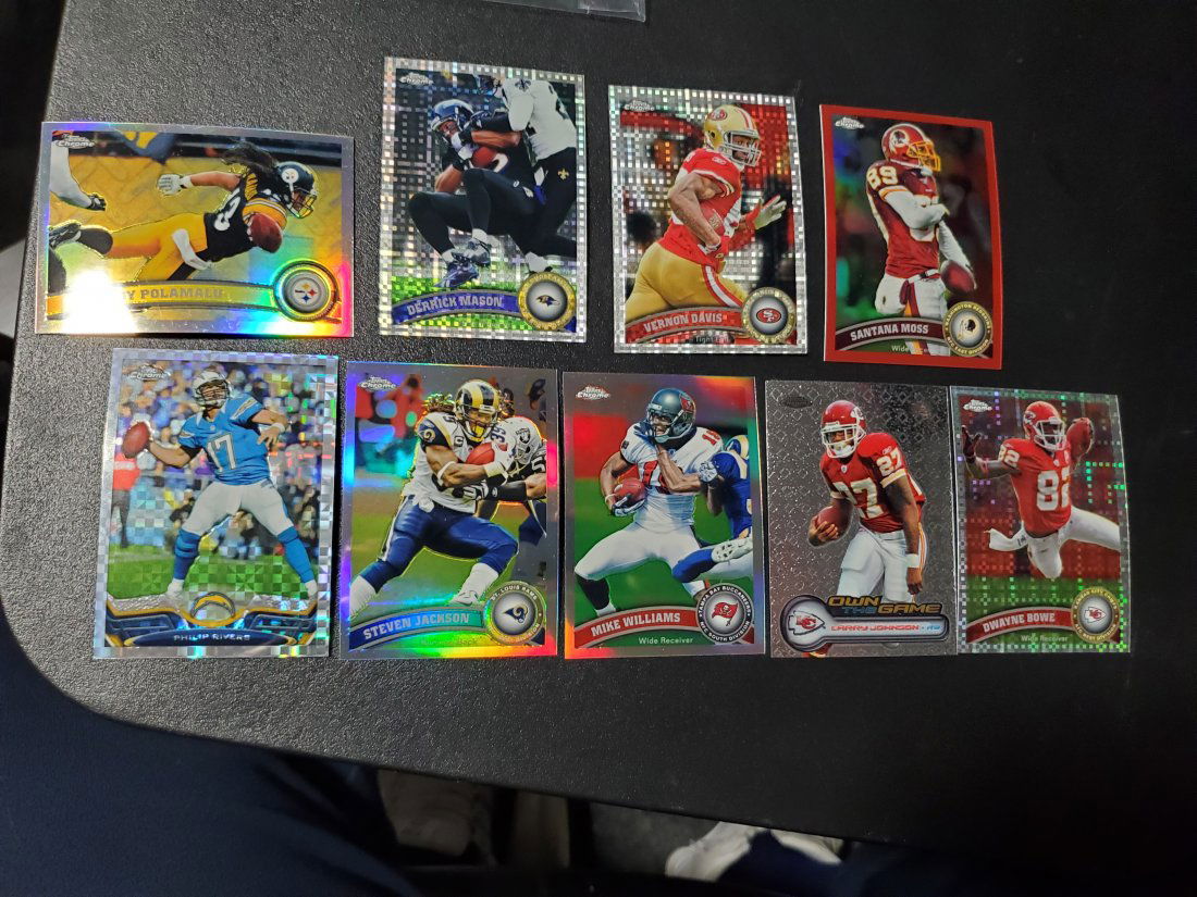 9 Topps Chrome Star Refractor Xfractor cards (1 of 1)