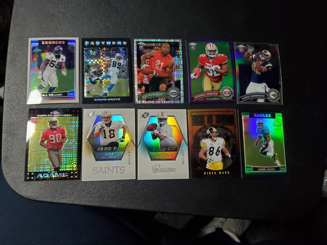 10 Topps Chrome Star Refractor Xfractor cards (1 of 1)