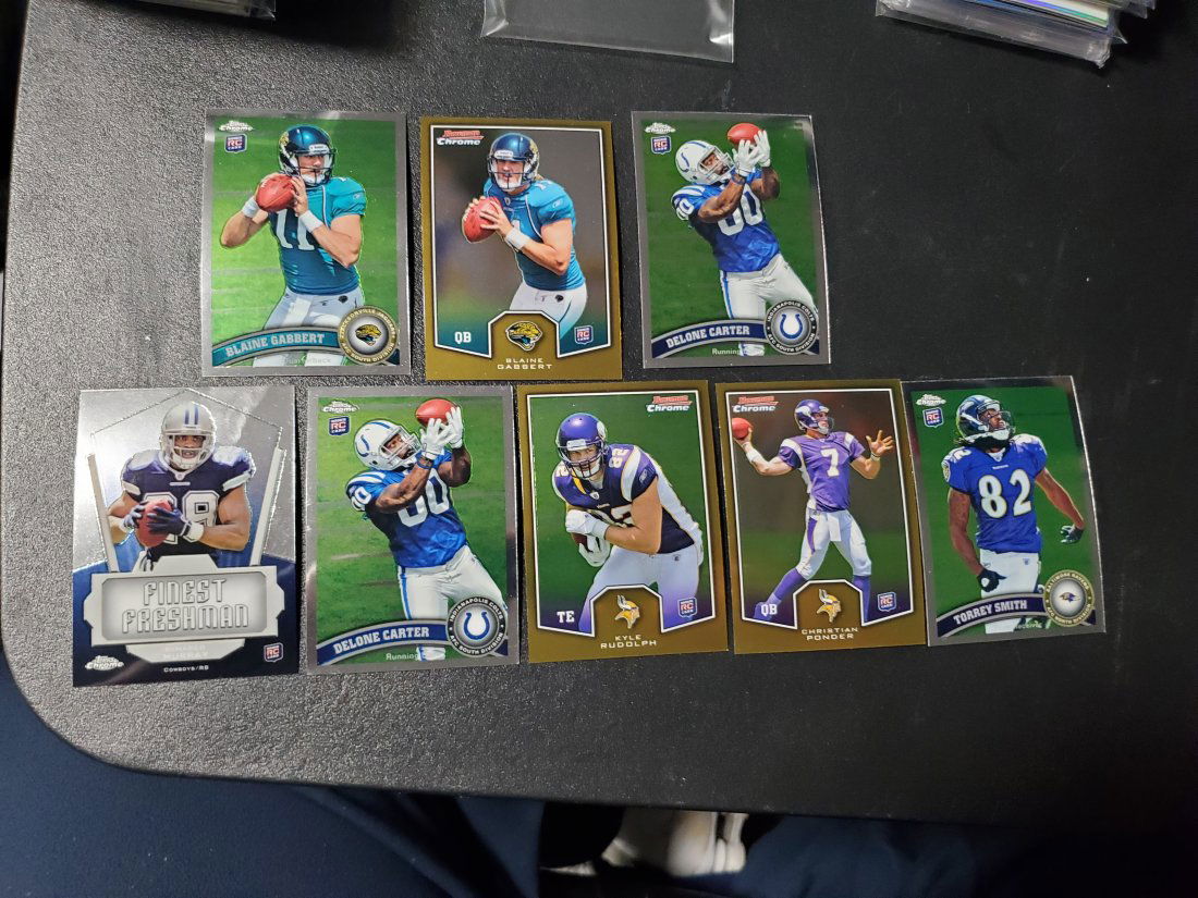 8 Bowman and Topps Chrome RC Cards (1 of 1)