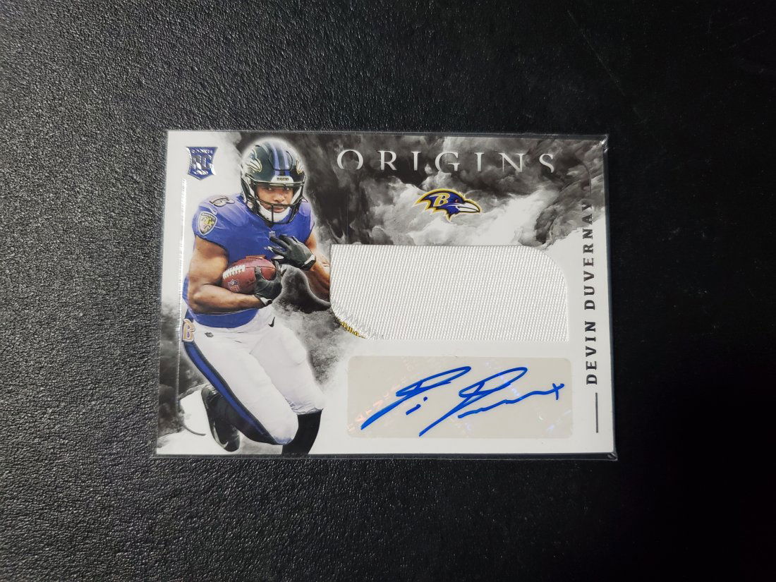 Devin Duvernay Autograph 2 color Jersey rookie (1 of 1)