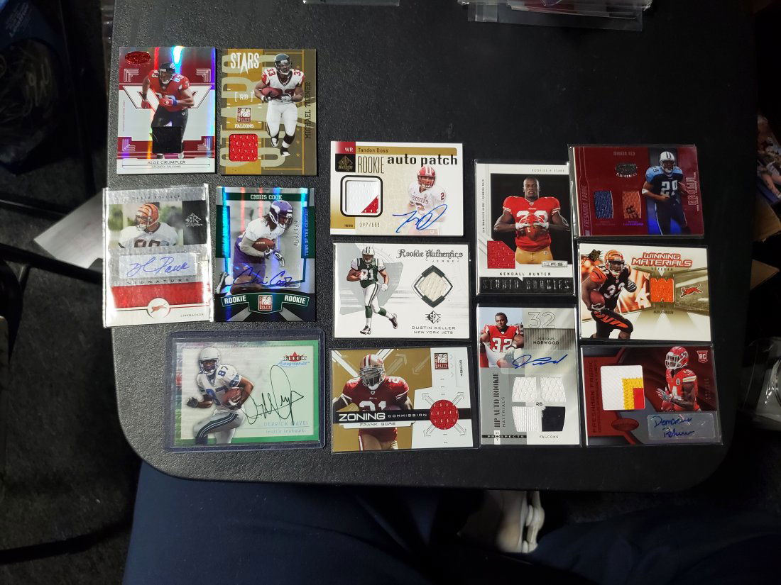 13 Autographed or Jersey Cards (1 of 1)