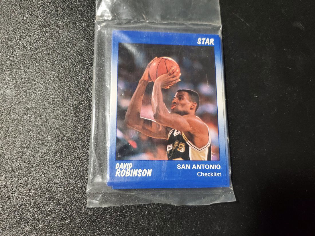 1991 Star Company David Robinson San Antonio Spurs 11-c: 1991 Star Company David Robinson San Antonio Spurs 11-card Purple Border Set