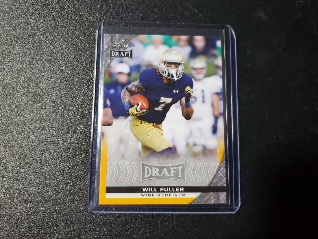 2016 Leaf Draft WILL FULLER Gold Rookie Card RC #90 Tex (1 of 1)