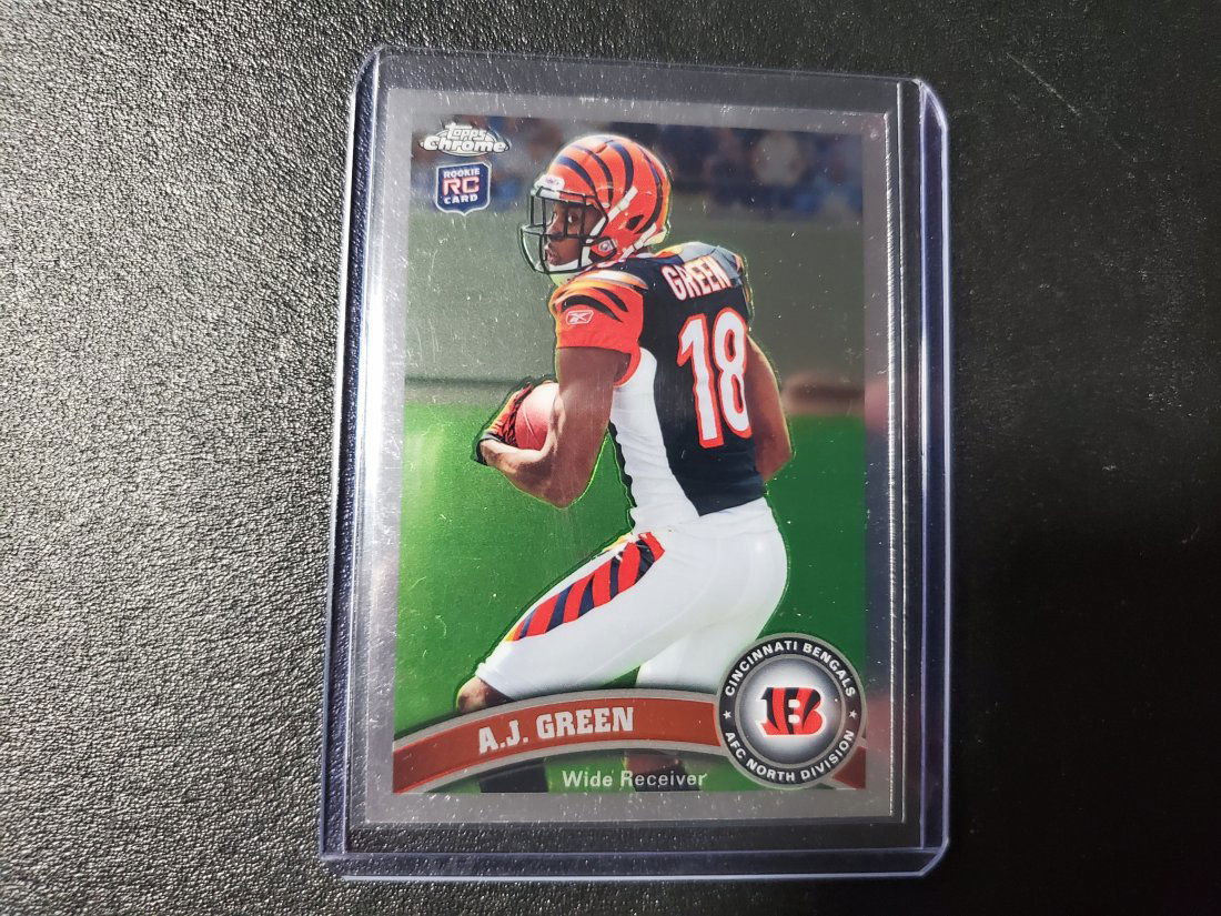 2011 TOPPS CHROME A.J. GREEN ROOKIE CARD #150 (1 of 1)