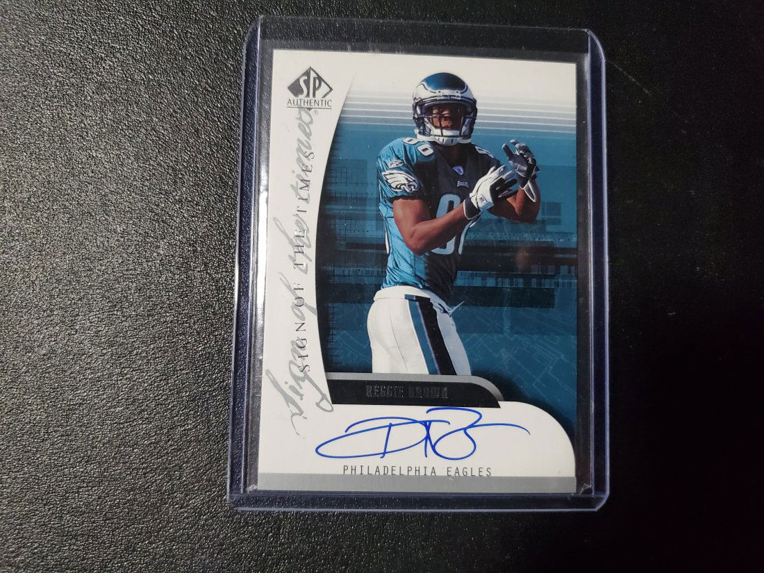 Reggie Brown 2005 SP Authentic Scripts for Success Auto (1 of 1)