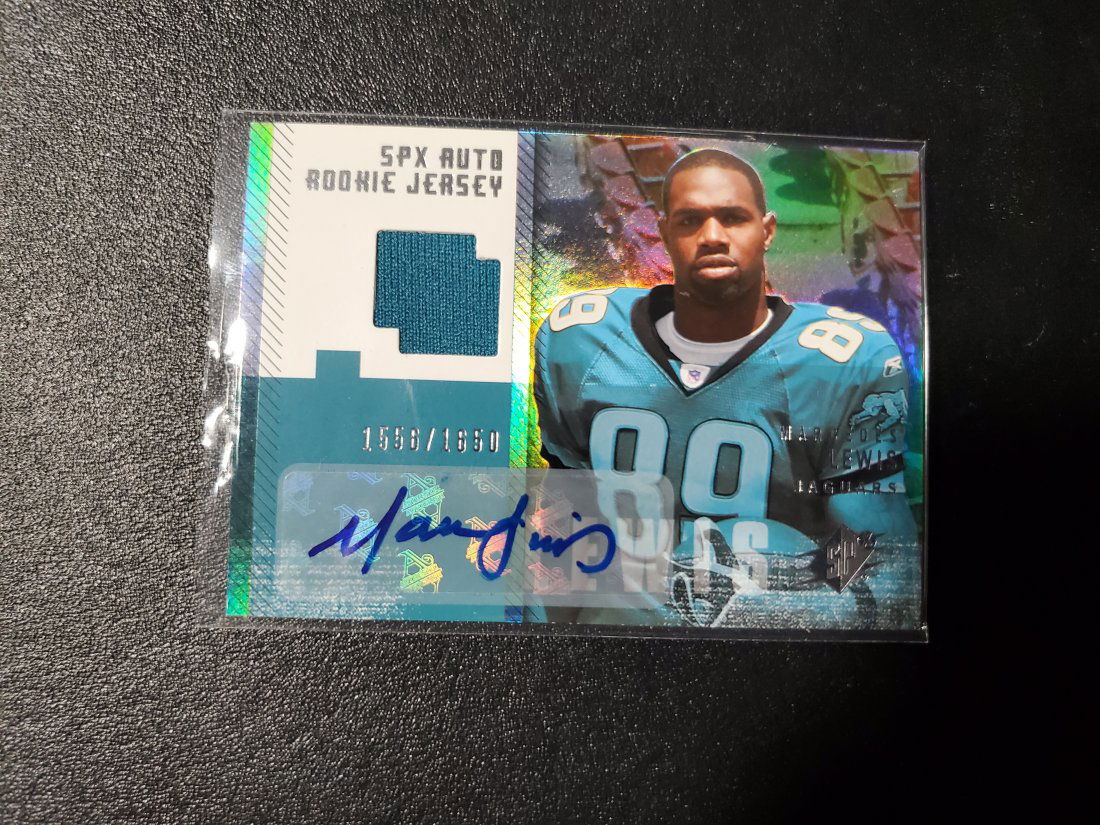 MERCEDES LEWIS 2006 SPx Autograph Jersey RC Card #/1650 (1 of 1)