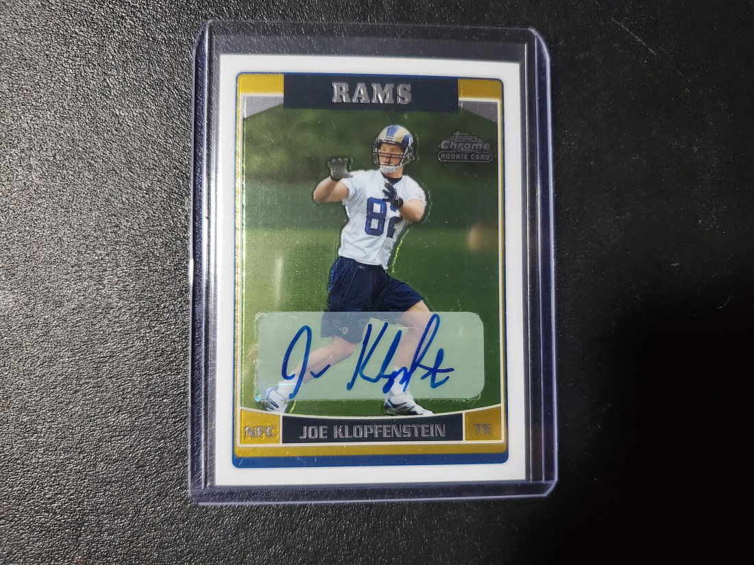 2006 Topps Chrome Joe Klopfenstein Rookie Auto (1 of 1)