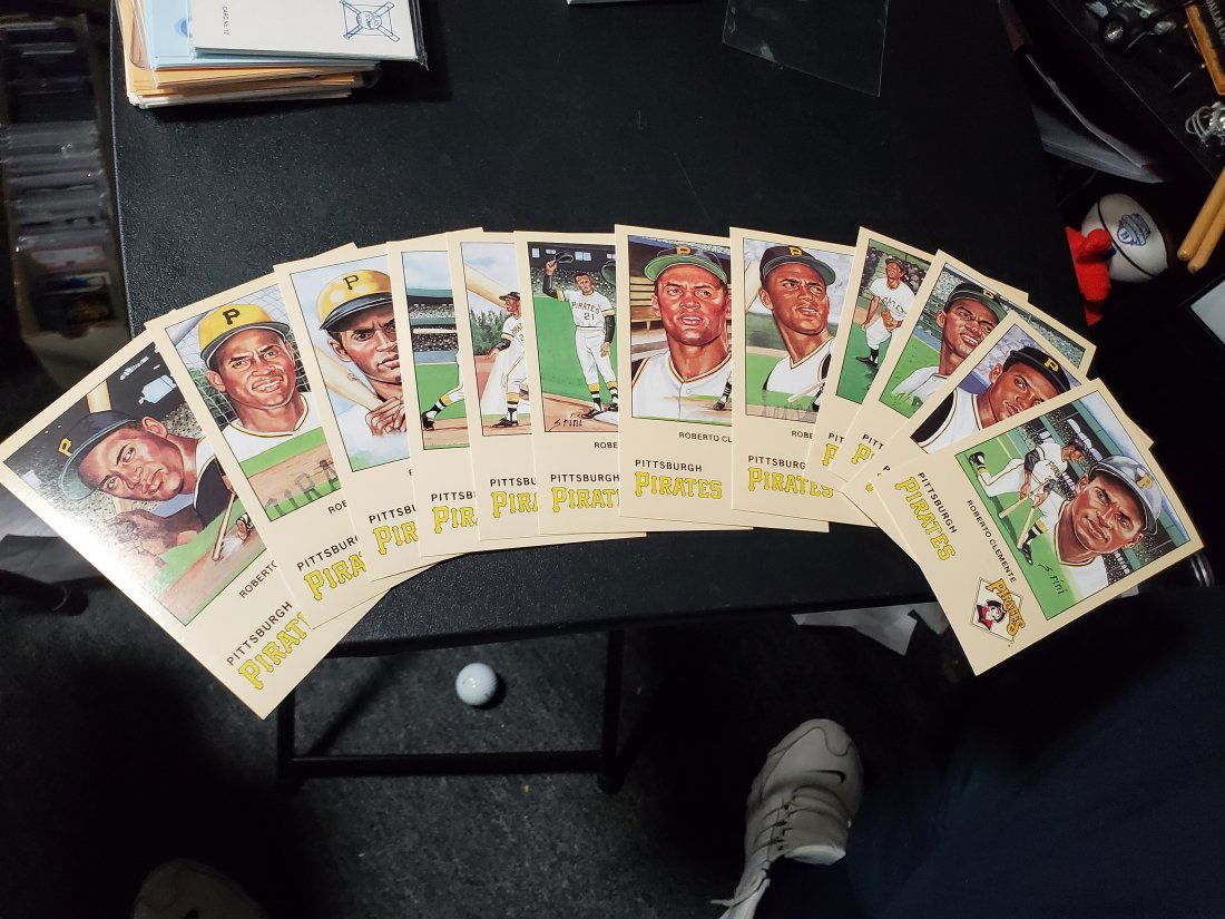 Roberto Clemente Limited Issue 12 Post Card Set Pittsbu (1 of 1)