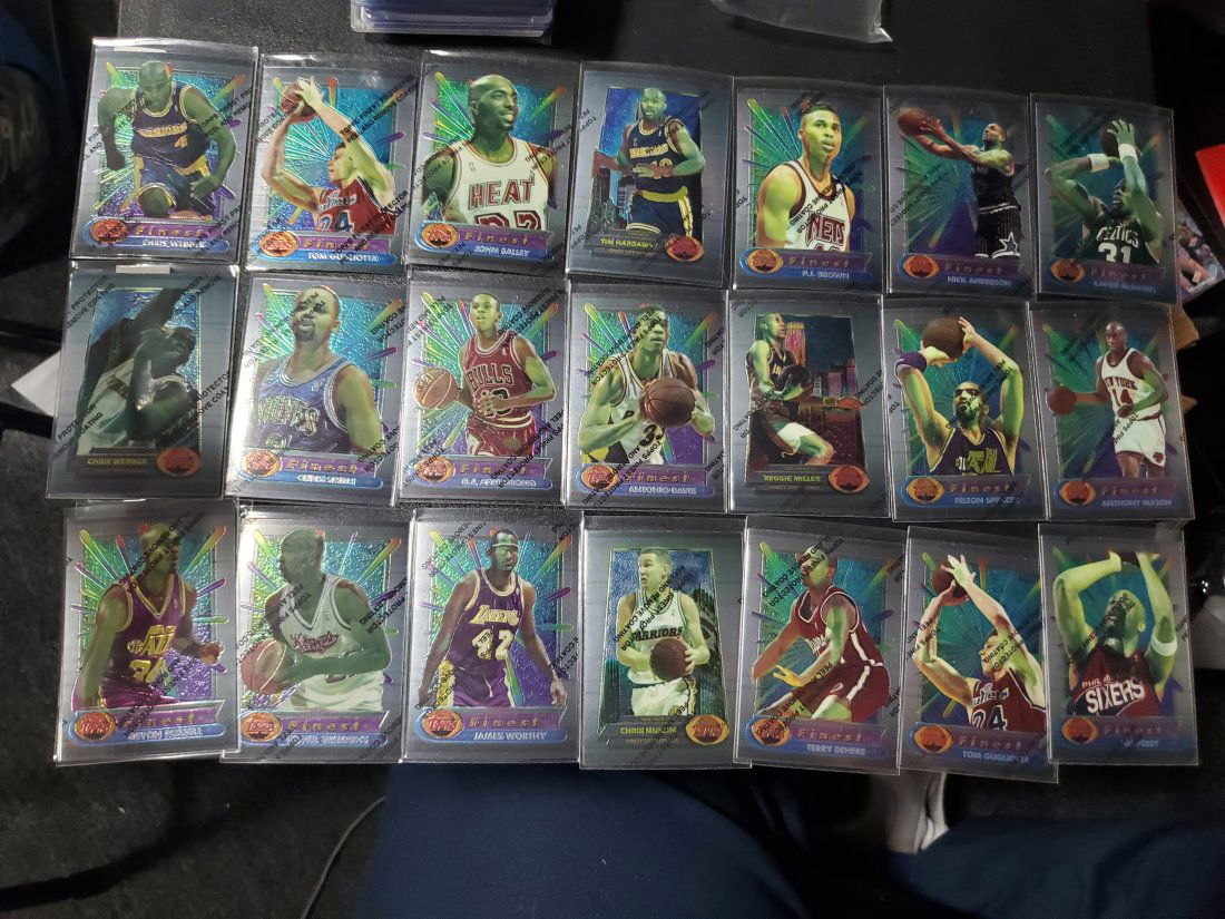 21 1994 Topps Finest Basketball Cards Webber, Worthy, (1 of 1)