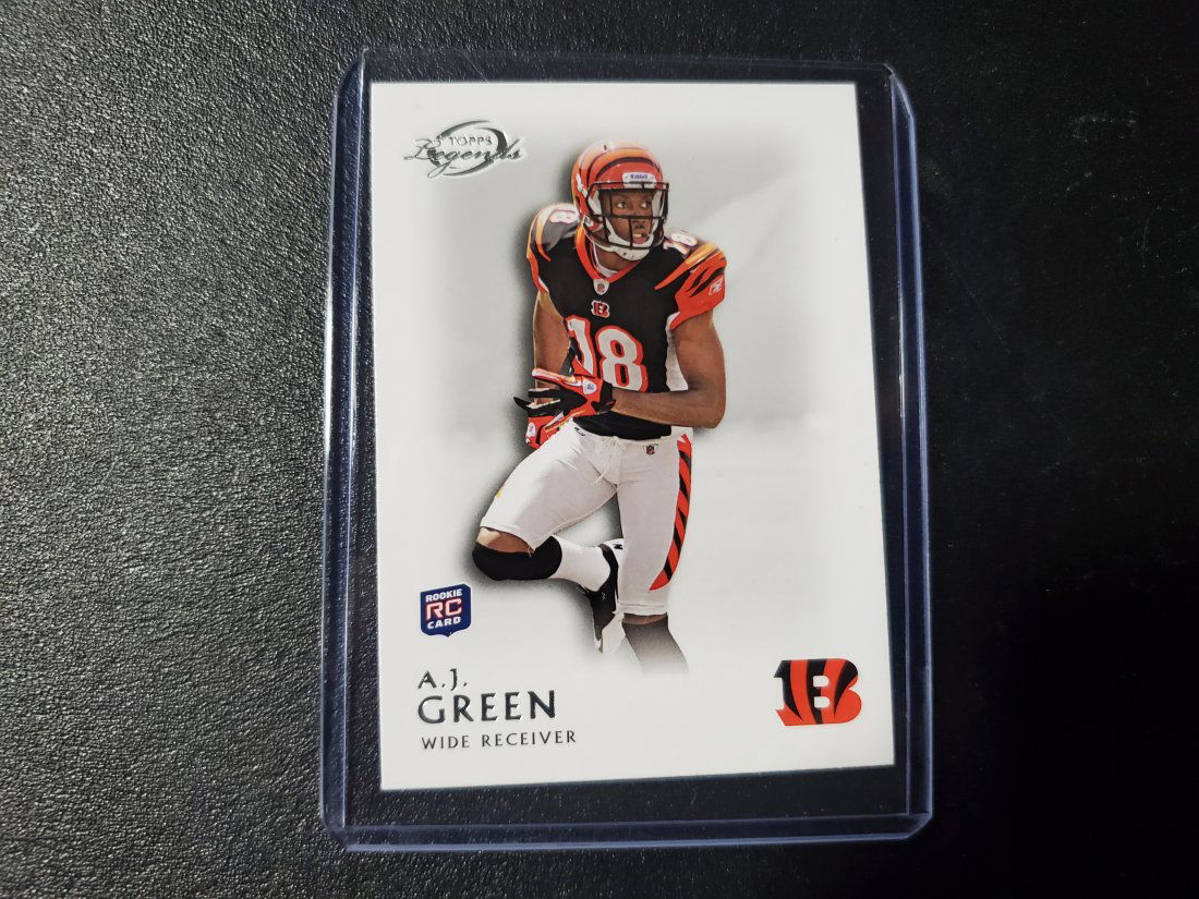 2011 Topps Legends A.J. GREEN RC #82 Cincinnati Bengals (1 of 1)