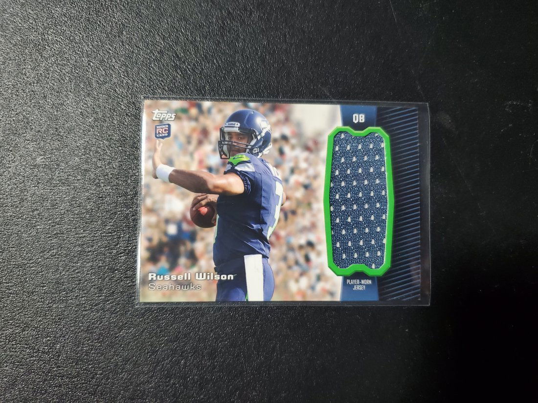 2012 Topps Russell Wilson Seahawks Rookie Card RC Playe (1 of 1)