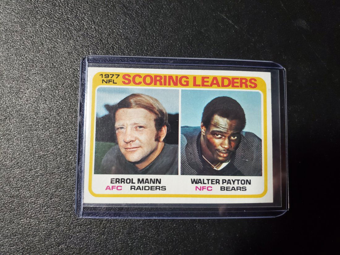 1978 Topps #334 1977 NFL Scoring Leaders Football Card (1 of 1)