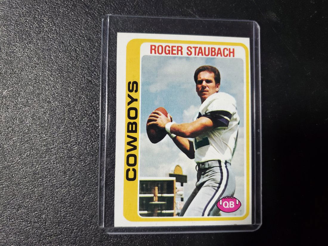 1978 TOPPS FOOTBALL CARD - ROGER STAUBACH DALLAS COWBOY (1 of 1)
