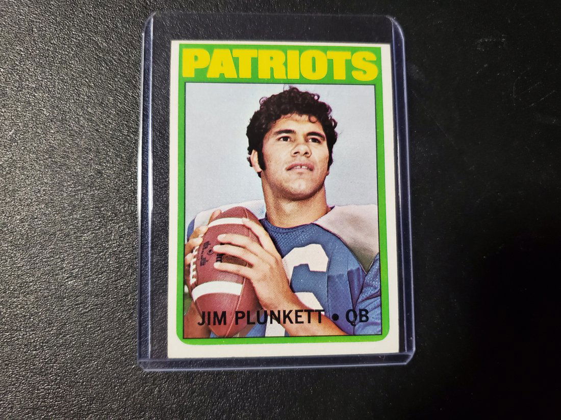 1972 Topps #65 JIM PLUNKETT Rookie Card - New England P (1 of 1)