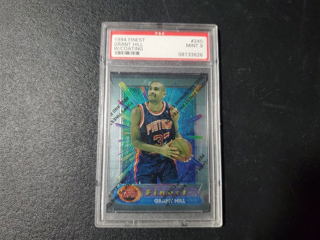 1994 Topps Finest #240 Grant Hill Pistons RC Rookie w/ (1 of 1)