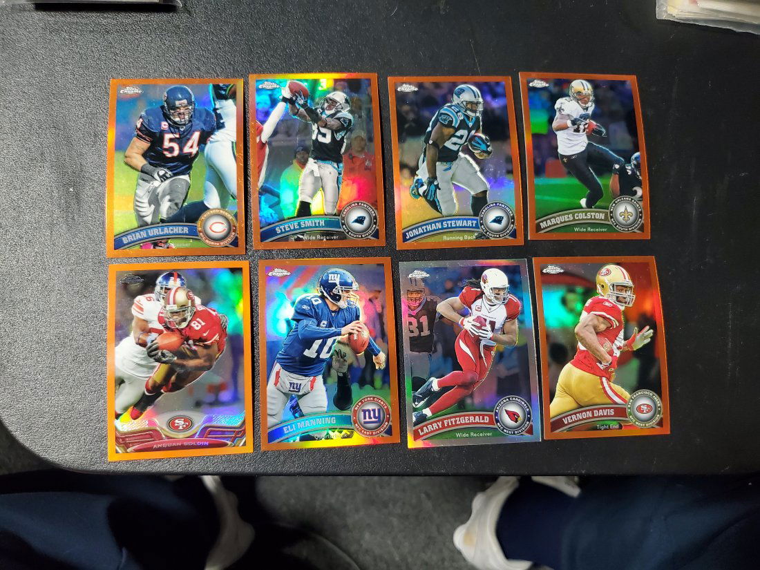 7 Orange refractors including Urlacher, Steve Smith, (1 of 1)
