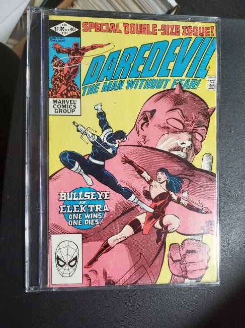 DAREDEVIL #181 (1982) - DEATH OF ELEKTRA - KEY - FRANK (1 of 1)