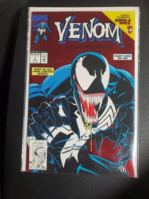 VENOM: LETHAL PROTECTOR #1 FEB 1993 RED FOIL PRINT MARV (1 of 1)