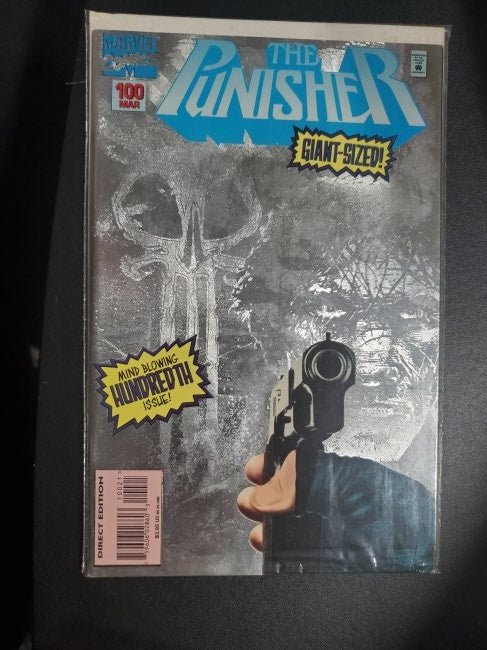 Marvel's The Punisher #100 foil cover version: Marvel's The Punisher #100 foil cover version