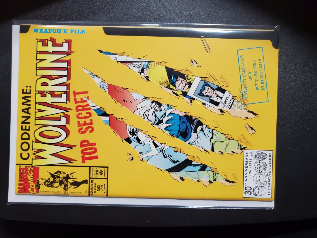 WOLVERINE 50 DIECUT 90s GIMMICK COVER 1992 key issue or (1 of 1)