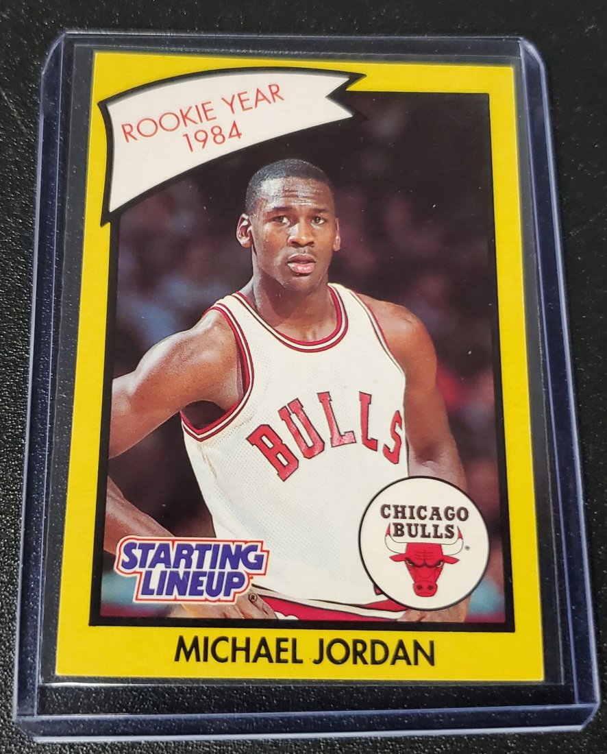 1990 Michael Jordan Starting Lineup Card "Rookie Year" (1 of 1)