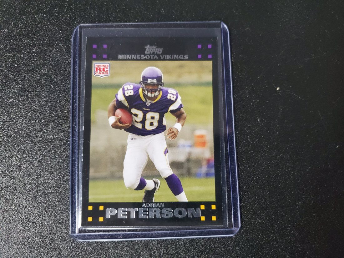 2007 Topps #301 Adrian Peterson RC (1 of 1)