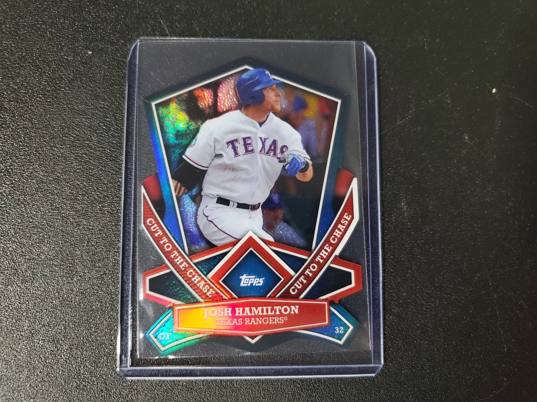2013 TOPPS CUT TO THE CHASE #CTC-25 JOSH HAMILTON: 2013 TOPPS CUT TO THE CHASE #CTC-25 JOSH HAMILTON