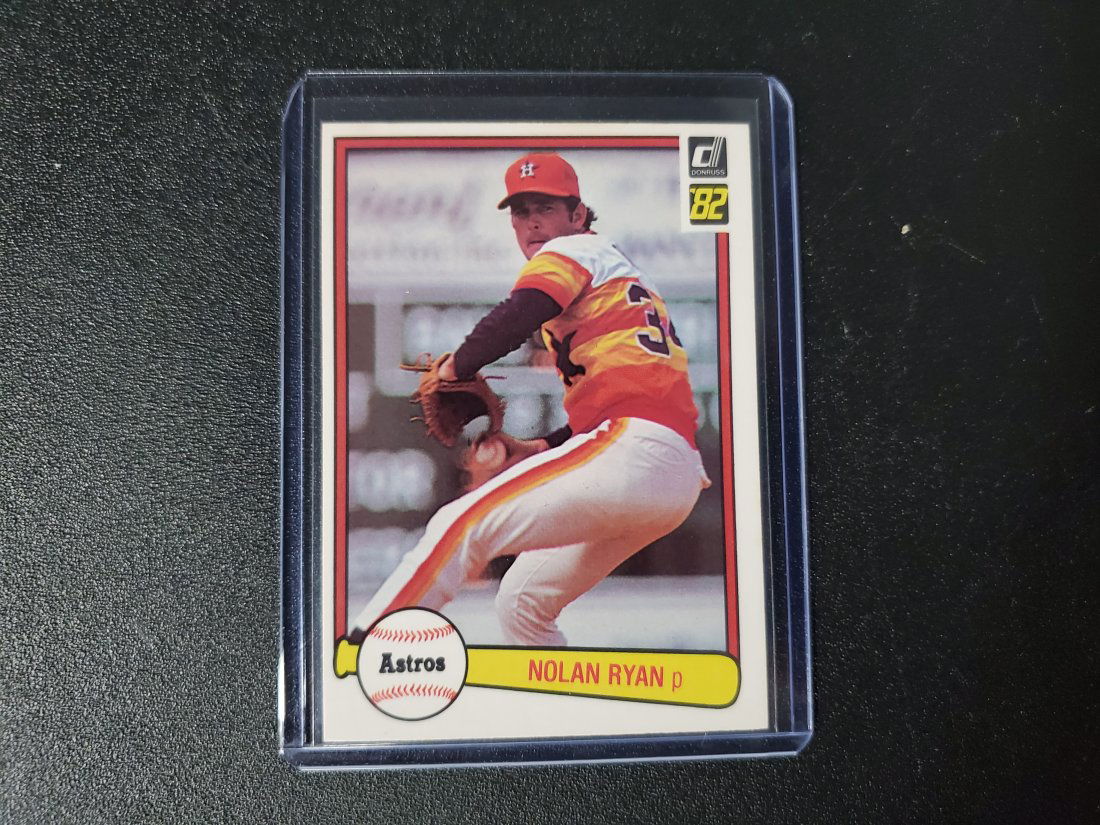1982 DONRUSS #419 NOLAN RYAN HOUSTON ASTROS (1 of 1)