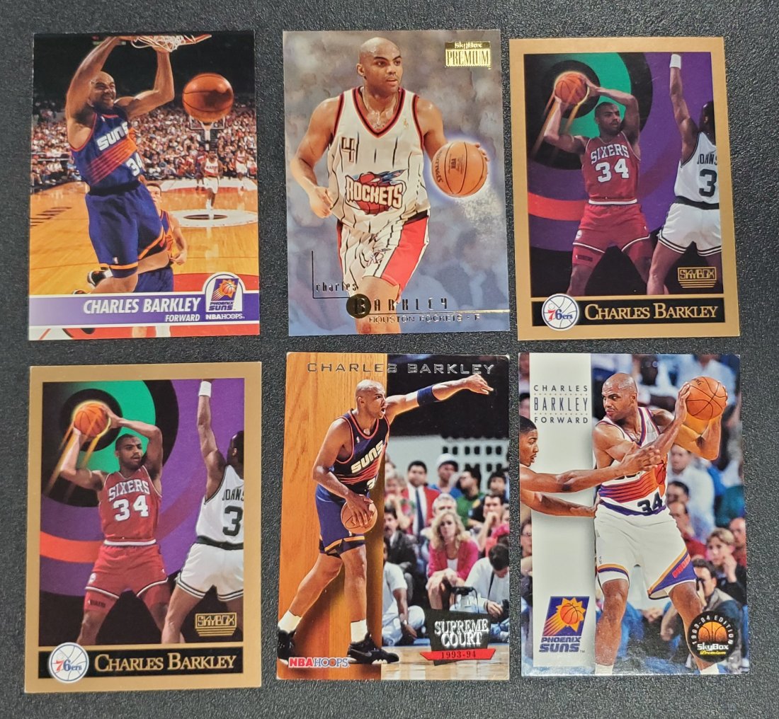 6 Charles Barkley cards  see photos (1 of 1)