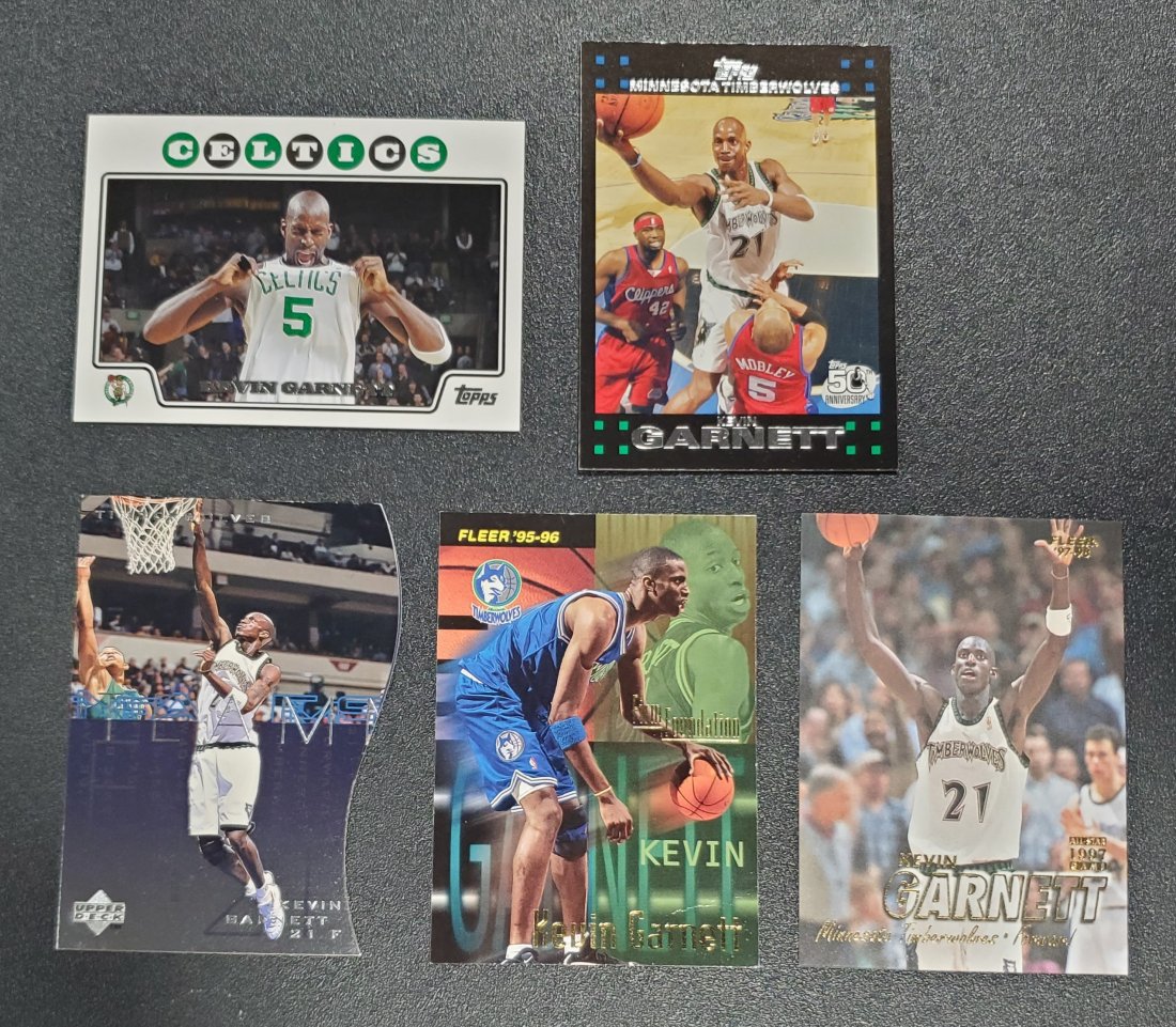 5 Kevin Garnett cards  See photos (1 of 1)