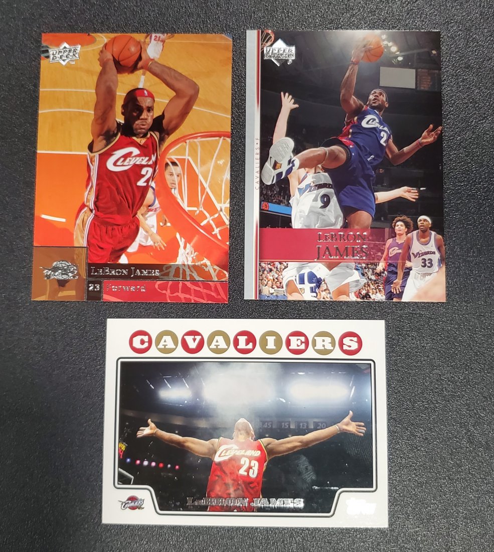 3 Lebron James cards  see photos (1 of 1)