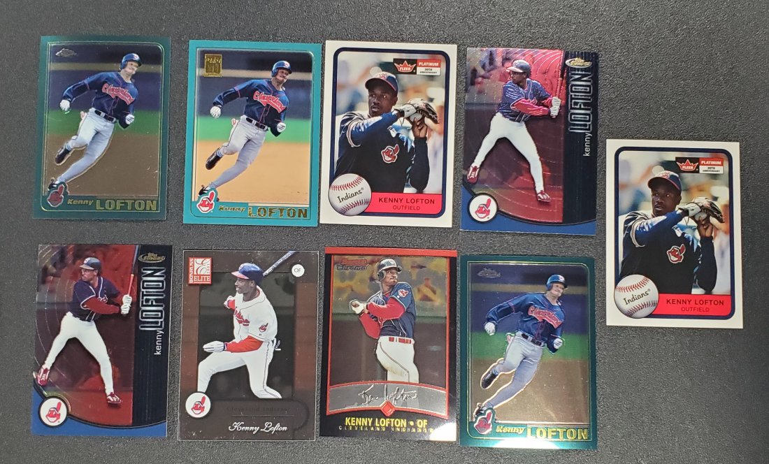 9 Kenny Lofton cards  See Photos (1 of 1)