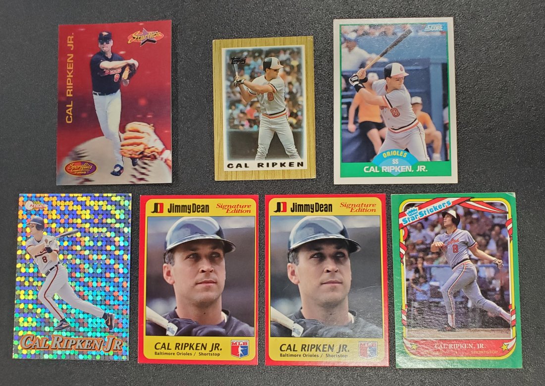 7 Cal Ripken Jr. Cards  See Photos (1 of 1)
