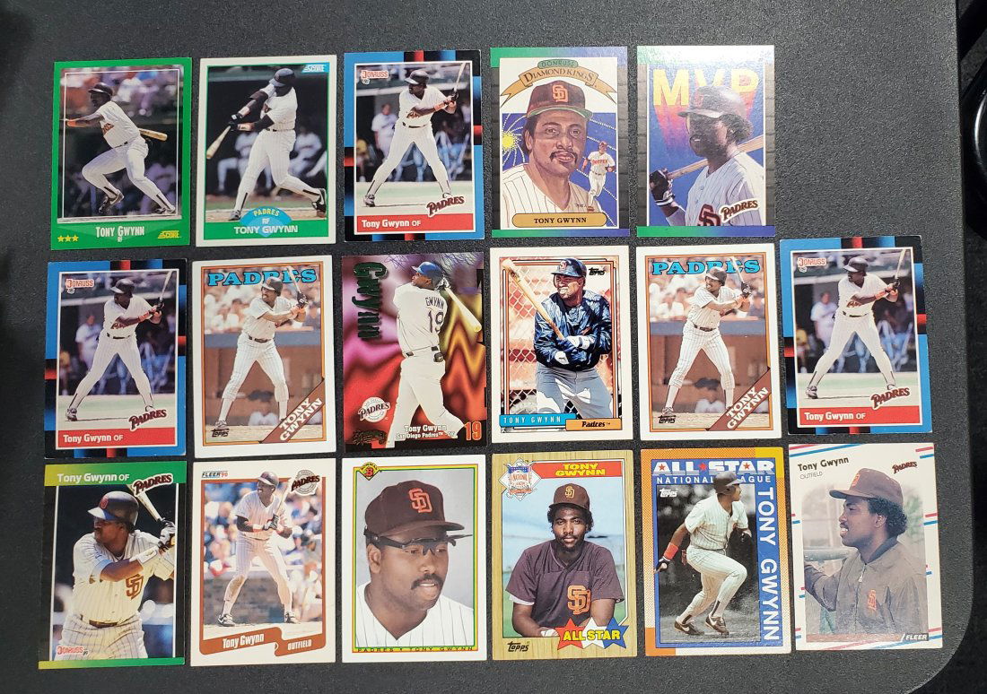 17 Tony Gwynn cards See photos: 17 Tony Gwynn cards See photos