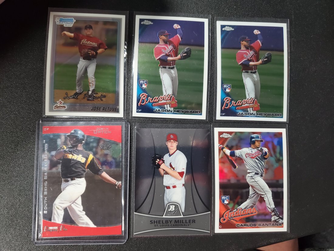 6 MLB Rookie Cards including Jose Altuve, Jason Heyward (1 of 1)