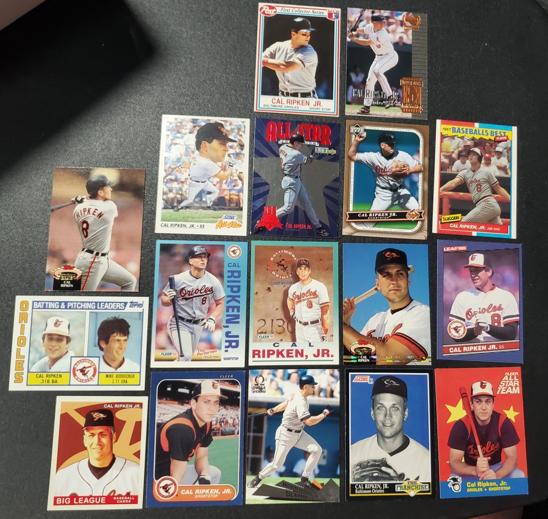 17 Cal Ripken Jr. Cards  See Photos (1 of 1)