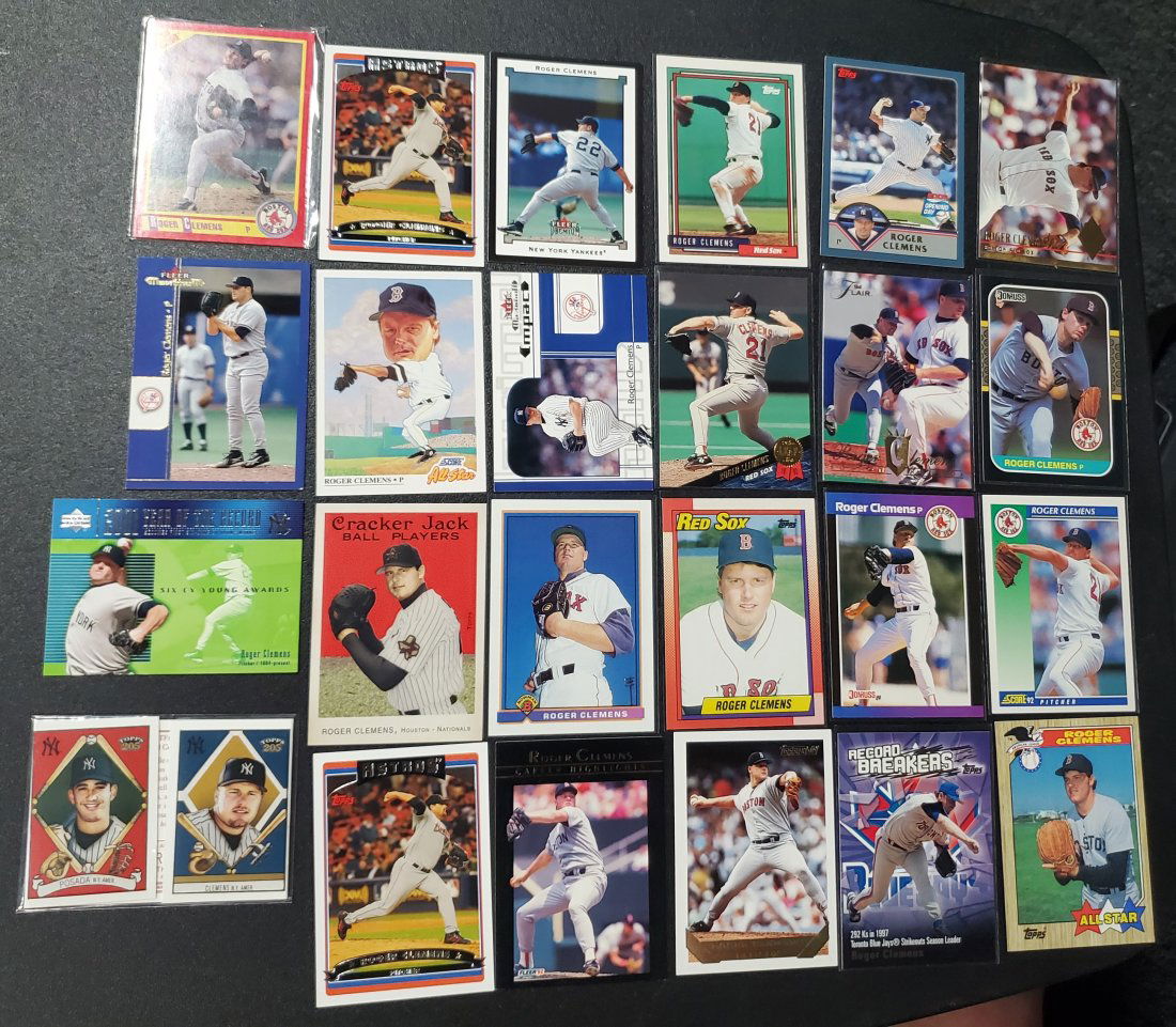 29 Roger Clemens cards  80's, Topps Gold, and more. (1 of 1)