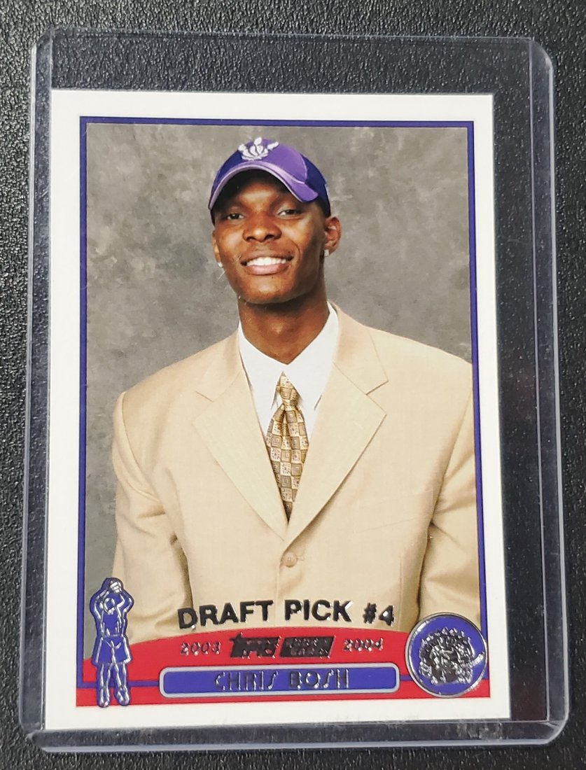 2003-04 Chris Bosh Topps Draft Pick #4 Rookie RC #224 t (1 of 1)