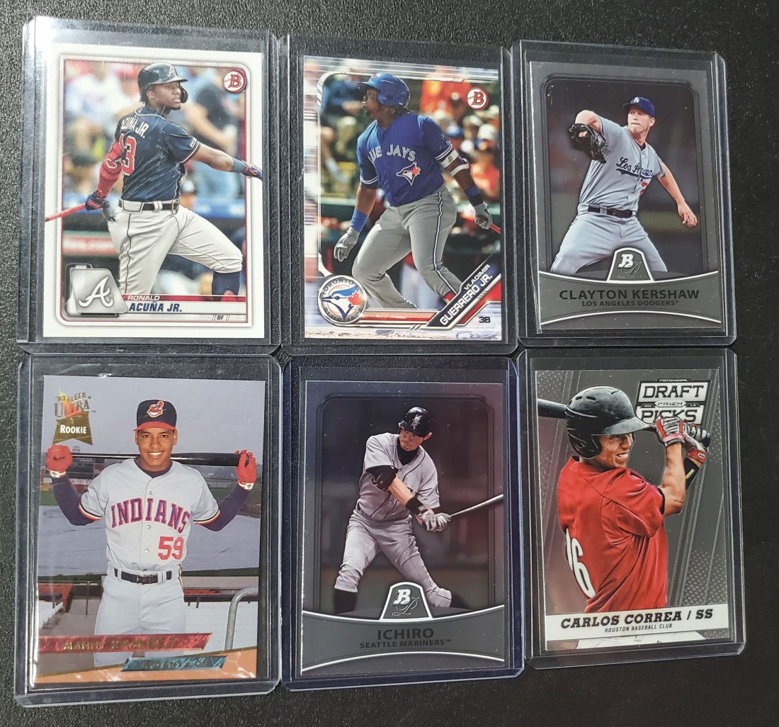 6 MLB rookie cards Correa, Ichiro, Kershaw, Acuna Jr. (1 of 1)