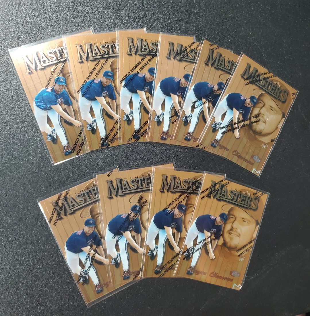 1997 Topps Finest Masters Bronze M18 233 Roger Clemens (1 of 1)