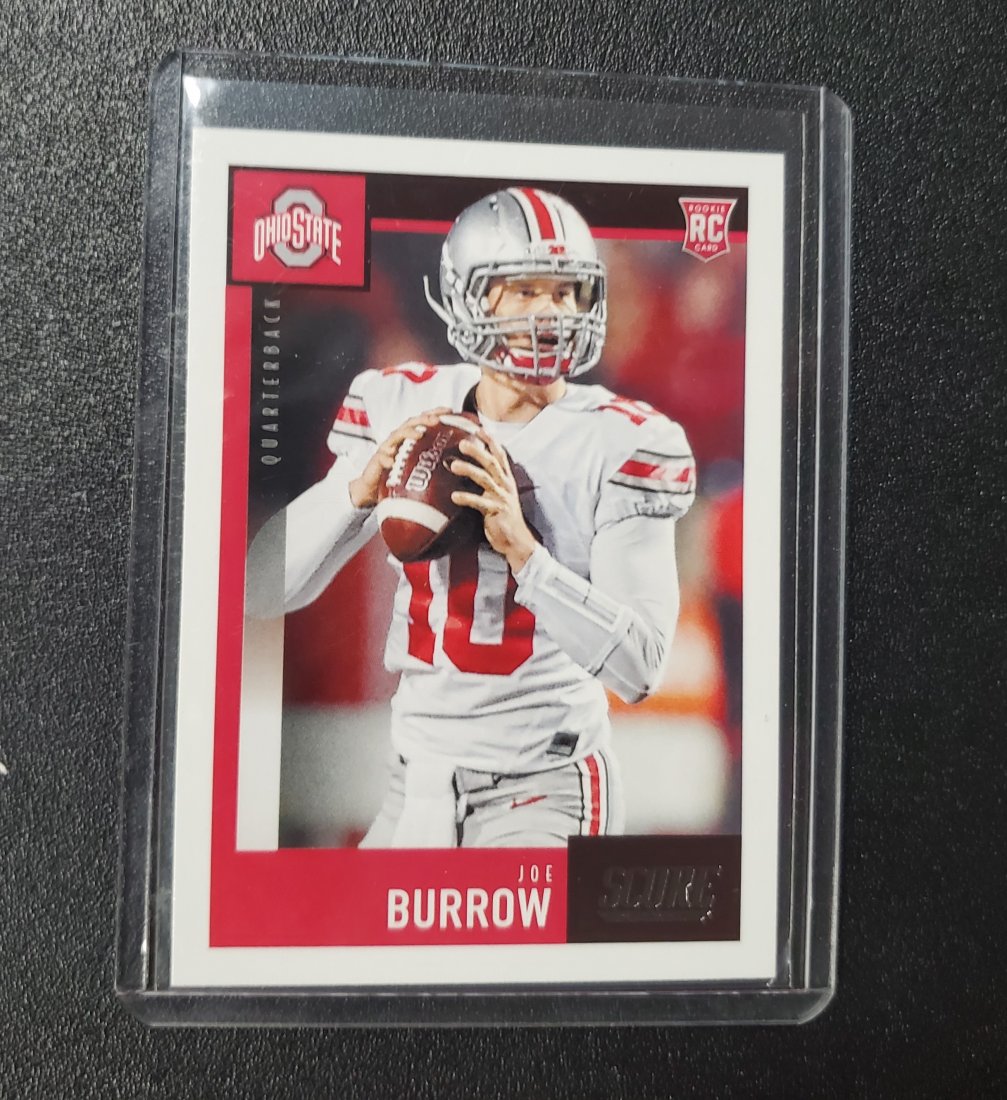 2020 Panini Score Joe Burrow RC Ohio St 438 PWE (1 of 1)