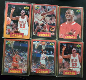 Michael Jordan Upper Deck 6 All Metal Collector Cards: Michael Jordan Upper Deck 6 All Metal Collector Cards They are still sealed in plastic