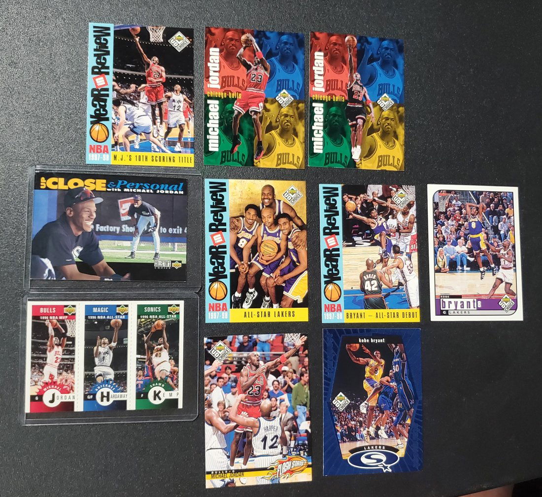 6 Michael Jordan and 4 Kobe Bryant Cards  See Photo (1 of 1)
